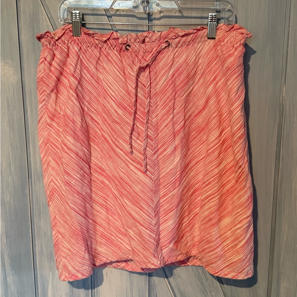 Merona Pink Striped Mini Skirt